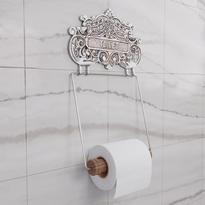 Renovators Supply Toilet Paper Holder - Antique Wall Mount Toilet