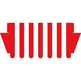 2 Pcs Circus Awnings Decorations,3D Striped Awning Wall Decorations for Carnival Circus Party Carnival Stand Decor of Classroom Decorations (Red and White)