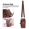 Barber Scissor Pouch Holster with Belt Hairdressing Waist Holder Case