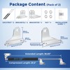 ARANA Gas Struts 36 inch 100lb with Brackets (2 Pack)