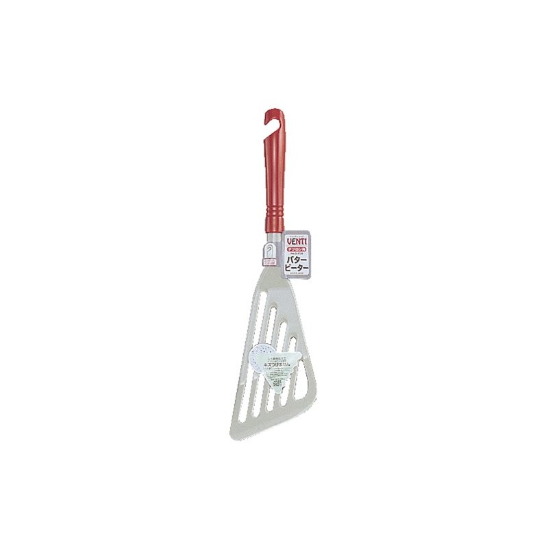Pearl Metal G-3729 Venti Red Teflon Butter Beater