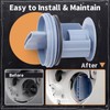 deegbbyi Washing Machine Drain Pump Filters, Washing Machine Accessories, Washing