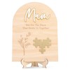 Mothers Day Puzzel Piece Wood Board Plaque- Mum Wood Sign