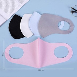 Children's Fabric Mask, Pack of 5, Blue, Mouth and Nose Protection, Washable, Everyday Mask, Face Mask, Mouth and Nose Protection, Girls, Boys