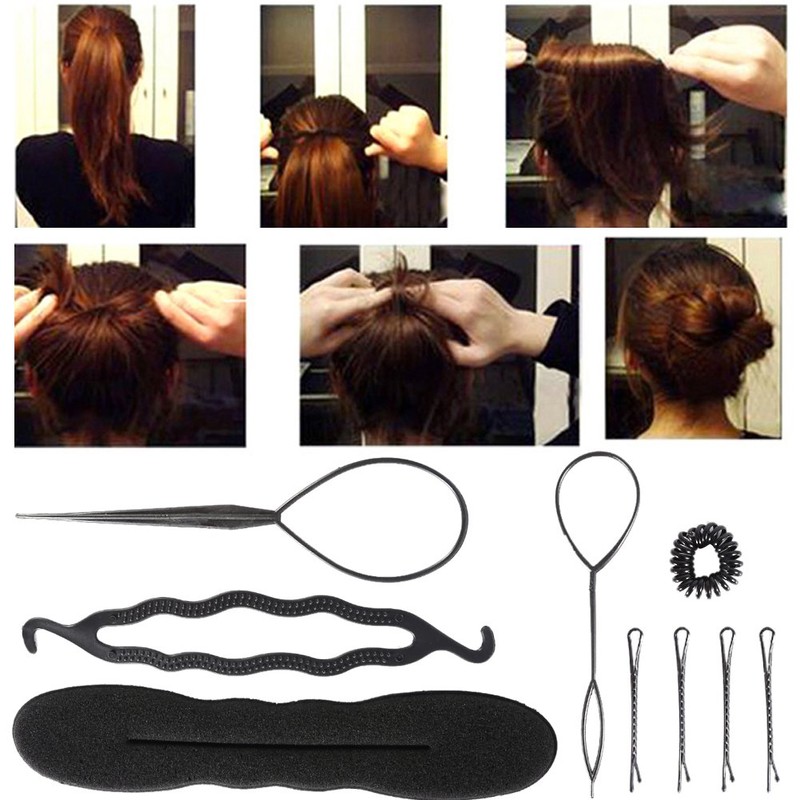Hair Bun Maker, Herramienta Mágica para Trenzar el Cabello, 4/9