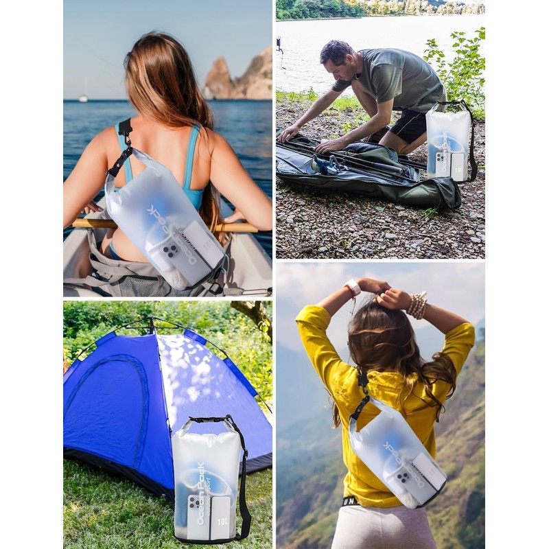 Bolsa Impermeable, Bolsa Seca 20l 10l 5l Con Funda Impermeable