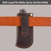 Leather Knife Sheath for Belt,Pocket Knife Holder,Heavy Duty Folding Knife