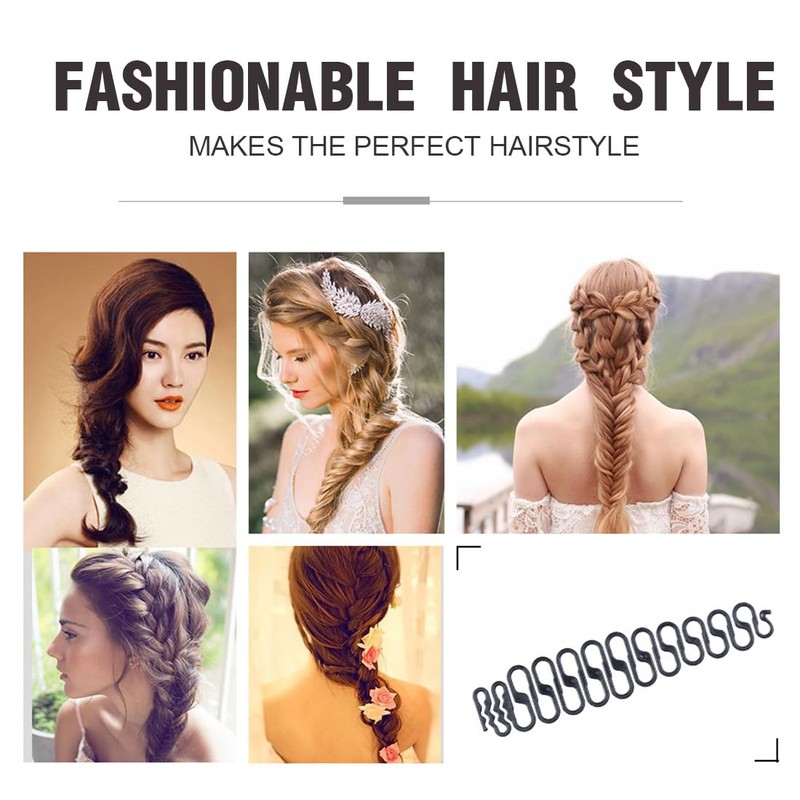 PLABBDPL 12 Pieces Hair Hairstyle Aid Set, Hair Accessories DIY