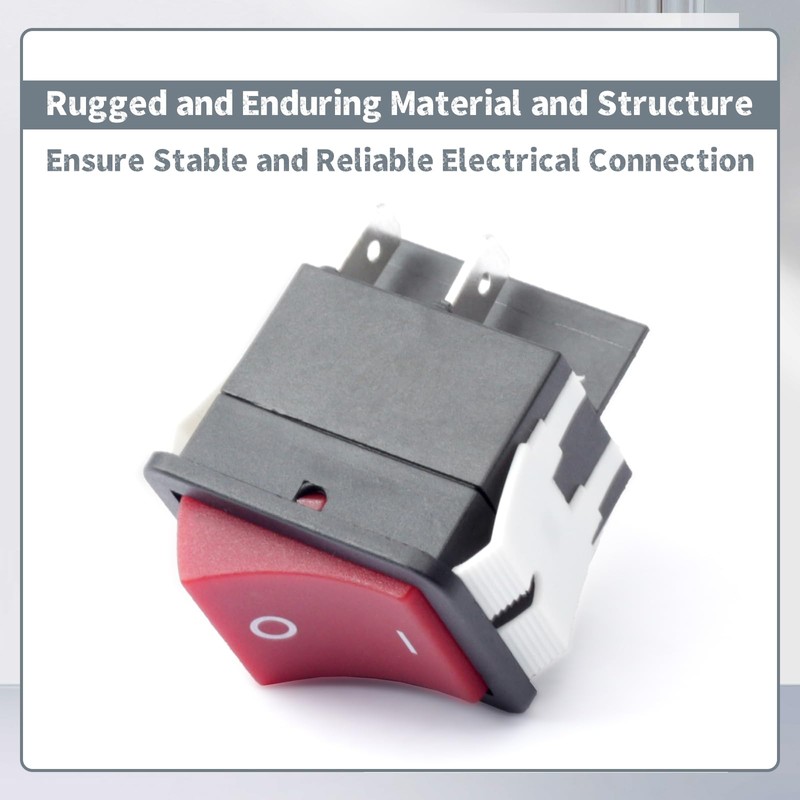 Erchon N043321 Rocker Switch 4-Pin Replacement for DeWalt Air Compressor