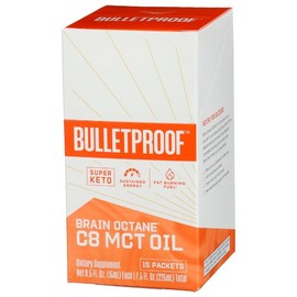 블릿프르프 브레인 옥탄 C8 MCT 오일 개입 15 개입 Bulletproof Brain Octane C8 MCT Oil 15 Count