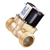 3/4" DC 24V Normally Closed Brass Electric Solenoid Magnetic Valve