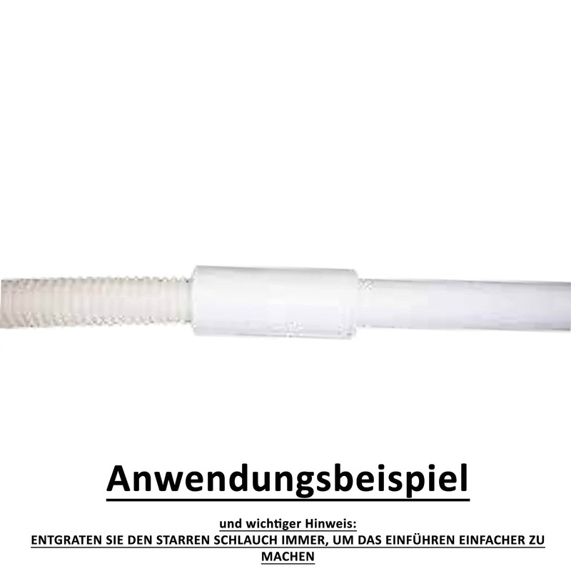 Connector/Sleeve with O-Ring for Condensate Hose Diameter 16-18 mm with