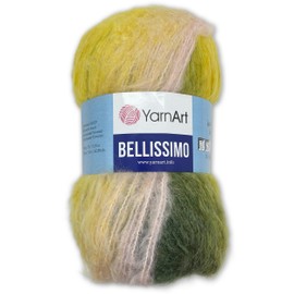 Frida's Wollhaus YarnArt 150 g Bellissimo Knitting Yarn Wool Mohair Fluffy 21 Colours (1410 | 8681338535062)