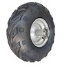 GoPowerSports Mini Bike 145x70-6 Rear V-Tread Tire & Wheel Assembly,