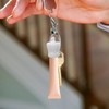 BRDXOOL 2 Pieces Lip Gloss Keychain Cap - Fit for