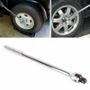 15in 1/2in Drive Breaker Bar Chrome Vanadium Steel 180 Degree