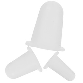 BESPORTBLE - 3 fundas para boquilla de tuberías pequeñas protectoras de punta de glaseado, acoplador, punta de tubería, revestimiento de silicona, fundas de punta de tubo de sombrero puntiagudo