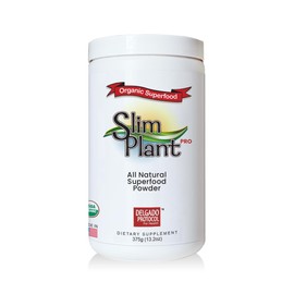 The Delgado Protocol for Health The Delgado Protocol for Health SlimPlant Pro - All Natural Superfood Protein Powder w/ 35 Vitamins, Minerals, and Whole Food-Sourced Ingredients (13.2 Ounces)