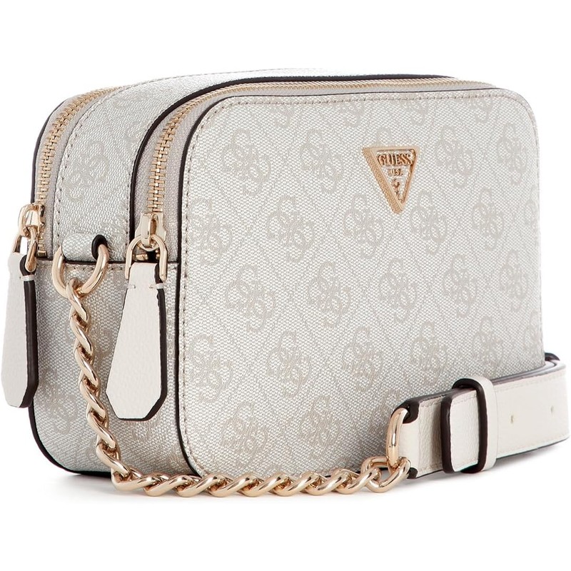 BOLSA GUESS NOELLE II CAMERA CROSSBODY MUJER BLANCO ESTAMPADO BG967213-BNN