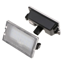 znakeauto 2x LED License Plate Light Lamp for Range Rover Sport L320 2005-2013, LR2 Freelander 2 L359 2008-2014, LR3 LR4 Discovery 3 4 Land Rover L319,18SMD 6500K Super White LED Lights