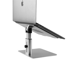 Ekeepment Laptop High-Riser Designed for MacBook Height Adjustable Ergonomic Stand (Silver)