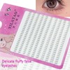 10 Rows Large Capacity False Eyelashes, Lower Eyelashes, Small Flame