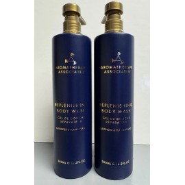 Aromatherapy Associates 2 PACK Aromatherapy Associates Replenishing Body Wash 12.2oz Dovelok Bottles
