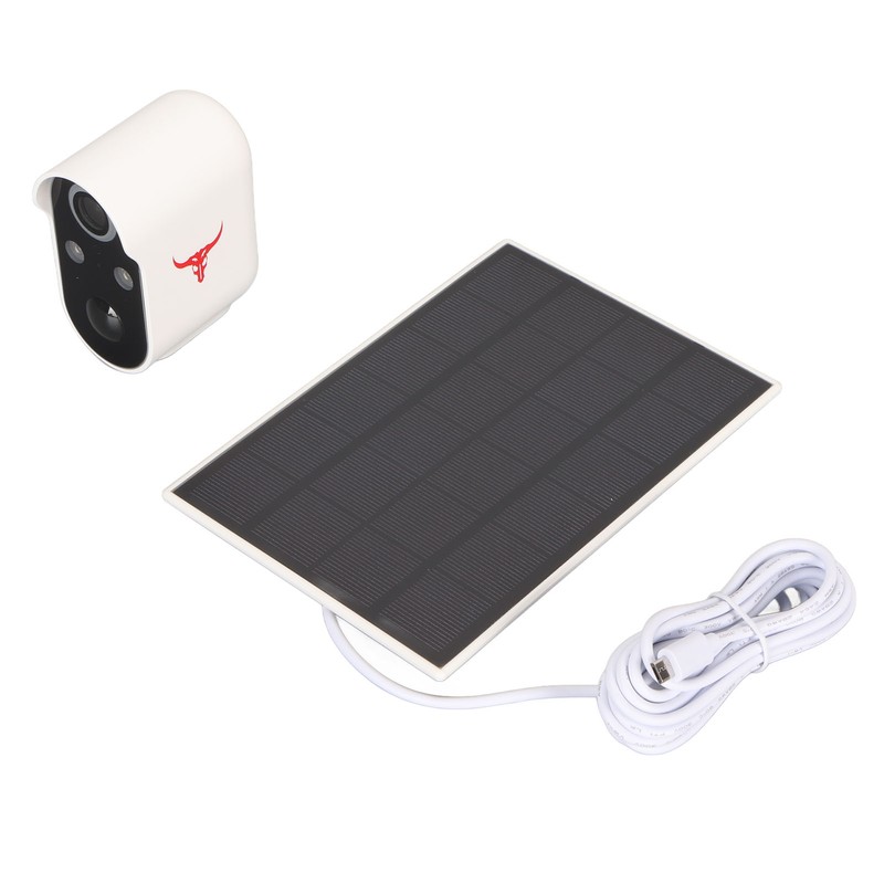 Outdoor Security Camera WiFi Battery Powered Solar Charging HD Night