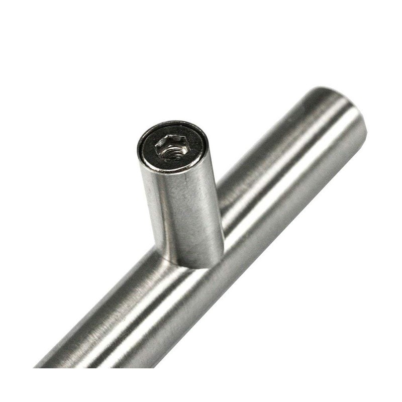 Micro Trader 128 mm bore hole, stainless steel, furniture handles,
