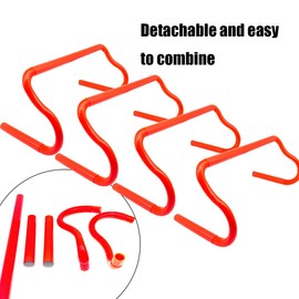 Ahomie Agility Speed Training Equipment Set, 20ft Speed Ladder, 4 Hurdles, 12 Speed Cones, Ankle Bands, Resistance Chutes, Running Parachute Basketball Football Soccer Training Equipment