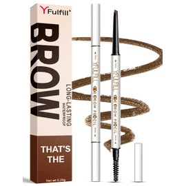 Yfulfill Soft Taupe Eyebrow Pencils for Old Women, Ash Blonde Eye Brow Pencil for Women Waterproof