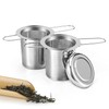 Pack of 2 tea strainers, tea infuser 304 stainless steel