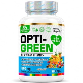 Opti-Green Men | Vitaminas para hombre con Shilajit, Arginina, Citrulina, Adaptógenos, Prebióticos y Minerales | Multivitaminico Hombre, Formula Vegan