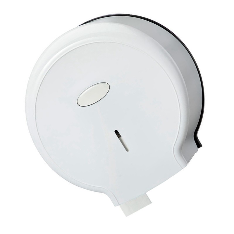 Jumbo Toilet Paper Roll Dispenser Punch Free Waterproof Wall Mount