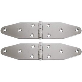SeaLux Marine Boat Stainless Steel Heavy Duty Strap Hinge 7-1/8"x 1-5/8" (2 Piece)