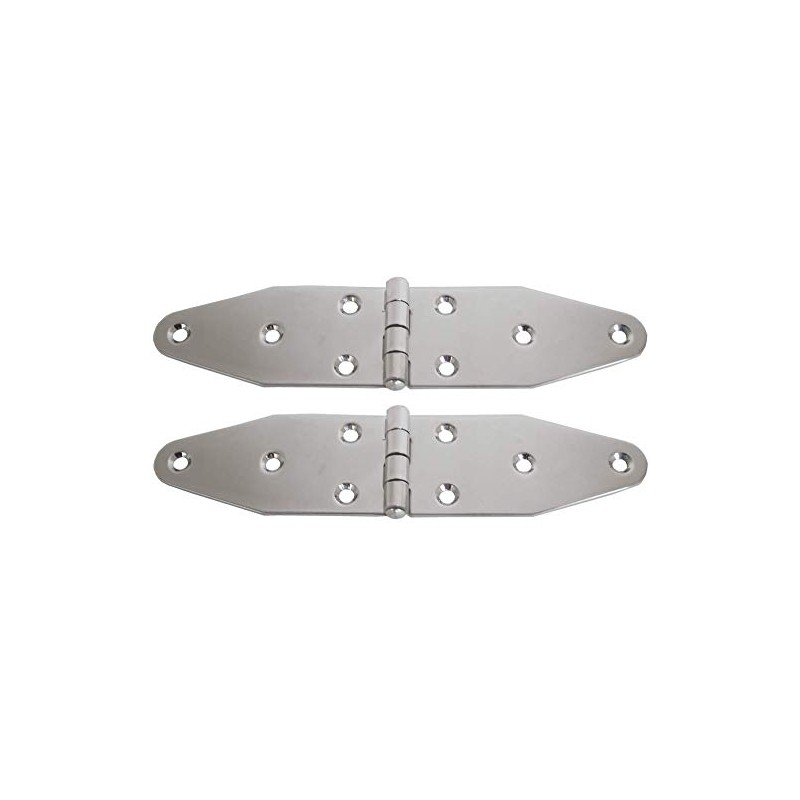 SeaLux Marine Boat Stainless Steel Heavy Duty Strap Hinge 7-1/8"x