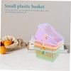 CIYODO Plastic Storage Container for Toys Doll Storage Kids Play