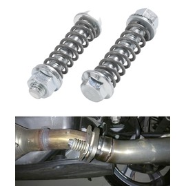 iolory 2PCS Automotive Exhaust Manifold Bolt Kit,M10 M8 Exhaust Bolts Manifold Hardware Kit with Exhaust Springs & Nuts Washers,Suitable for Most Cars,SUVs,Trucks,Vans (M8*1.25 Mm)