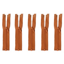 Small Doll Clothes Zippers 5 Pieces 3.9 inches (10 cm) Open Zipper Doll Clothes Accessories DIY Craft Accessories 4