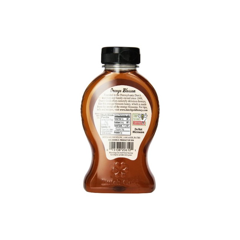 Dutch Gold Orange Blossom Honey, 16 Ounce Unit (Pack of