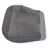 Zieichy Gray Driver Passenger Side Bottom Replacement Cloth Seat Cover