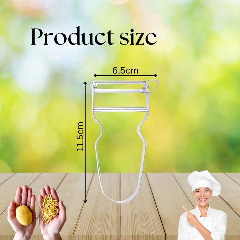 ARCUS 2X Stainless Steel Potato Peeler - Vegetable Peeler Fruit