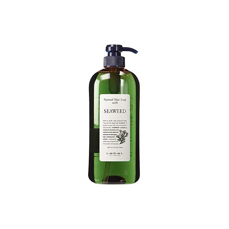 Lebel Natural Hair Soap With Seaweed 720 ml Green Tea