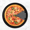 Fantes Perforated Crispy Pizza Pan, Non-Stick Carbon Steel, PFOA Free,