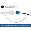 Universal CableTether - Heavy Duty Custom Length Cable Tethers (10