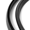 QWORK Black Edge Trim Large,1/4" Fits Edge (10 Feet Length)