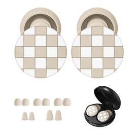 Ear Plugs for Sleeping, Silicone Ear Plugs for Noise Cancelling, Soft Reusable Ear Plugs Noise Reduction 33dB-38dB for Sleep, Block Snoring, Work, Noise Sensitivity, Study