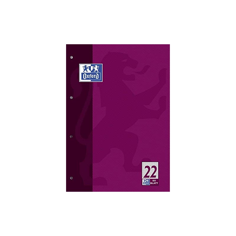 100050348 School Notepad/Lines 22 – A4, 50 Sheets/90 g/m², 4