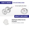 Zodiac C55 Plastic Wheel Screw Replacement