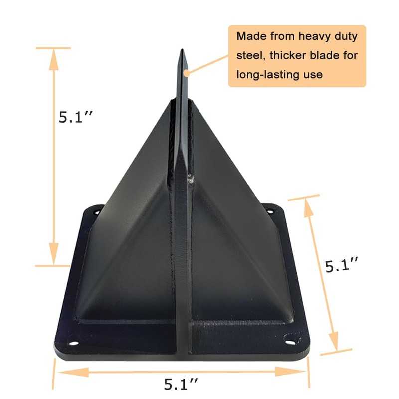 JINHAN Firewood Kindling Log Splitter - No Axe! 5.1 Inch